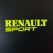 Autocollant Renault Sport Jaune Fluo