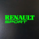 Autocollant Renault Sport vert fluo